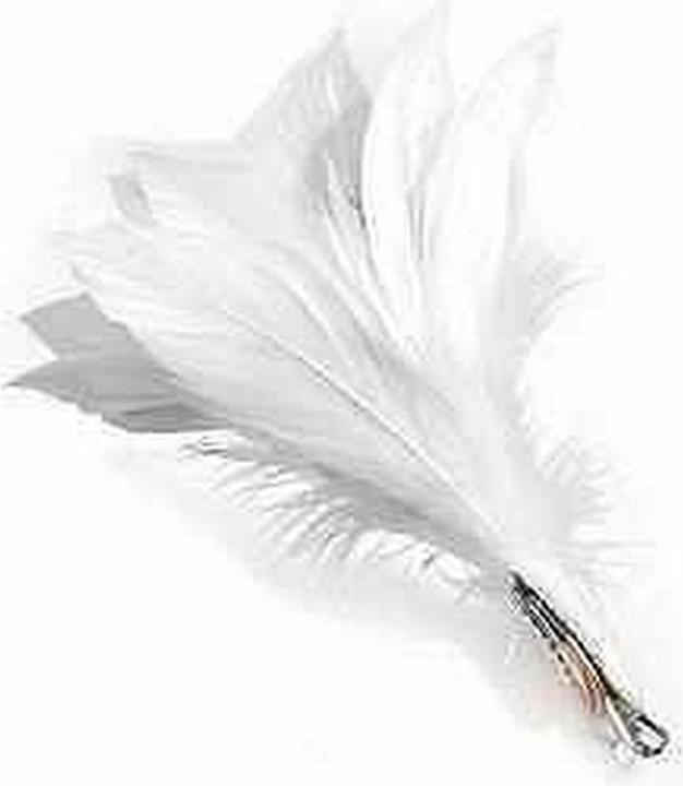 Actual product image Bristol Novelty Hair Clip Flowers Feather