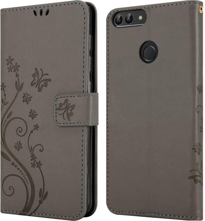 Actual product image Cadorabo Flower Book Cover (Huawei Enjoy 7S)