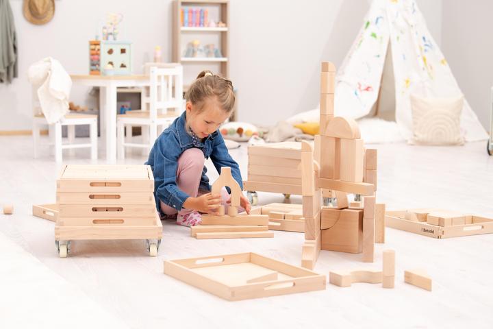 Image du produit Betzold Chariot de construction avec 6 compartiments