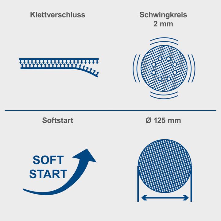 Produktbild Scheppach Akku-Exzenterschleifer C-OBS125-X (DIY) (Exzenterschleifer)