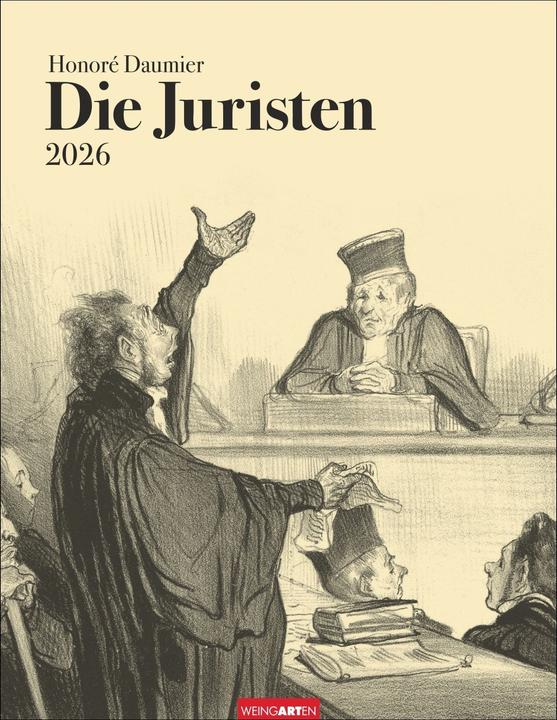 Actual product image Honoré Daumier: Die Juristen Kalender 2026 (34 x 44 cm, German)