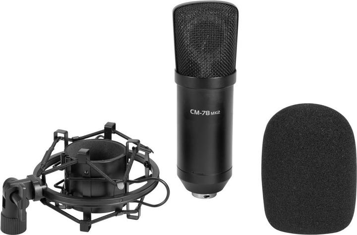 Actual product image Omnitronic MIC CM-78MK2 Large Diaphragm Condenser Microphone