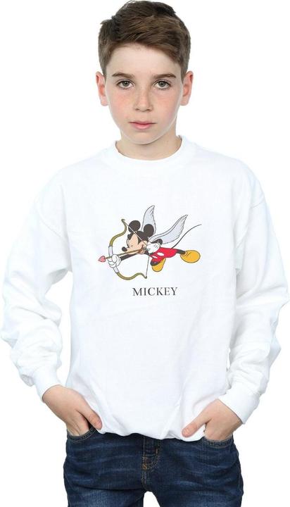 Actual product image Disney Boys Mickey Mouse Love Cherub Sweatshirt (116)