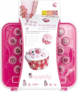 ScrapCooking Spray mould & attachments set of 26 (Nozzle)
