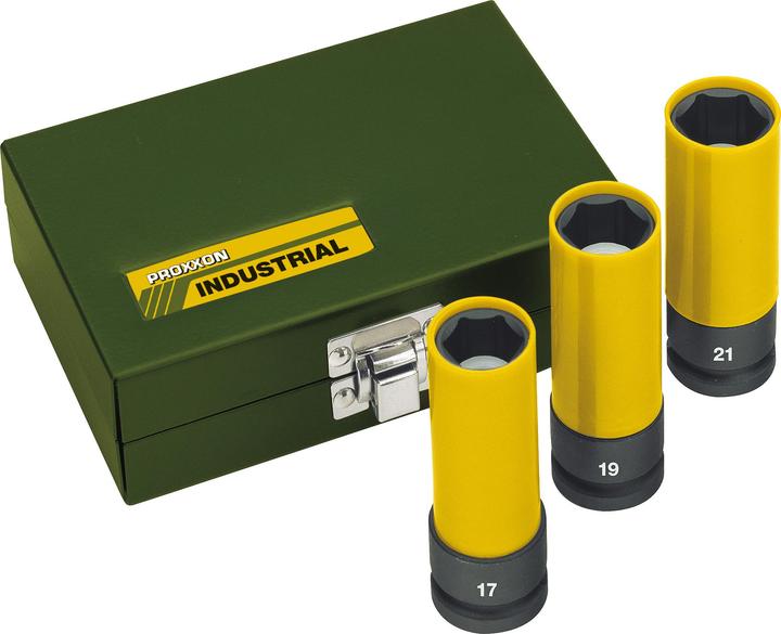 Proxxon Aussen-Sechskant Kraft-Stecksc (21 mm, 17 mm, 19 mm)