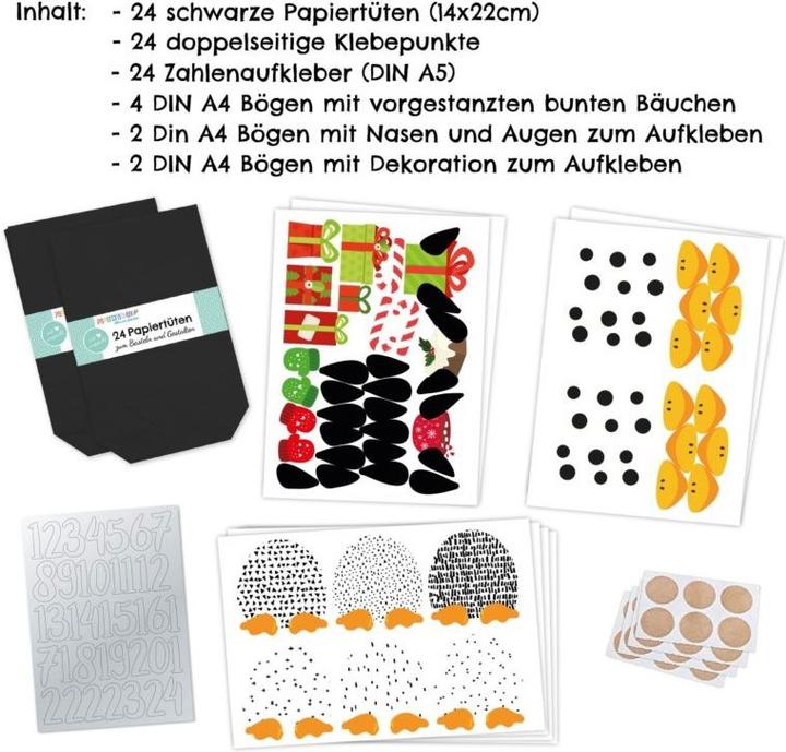 Produktbild Papierdrachen Pinguin