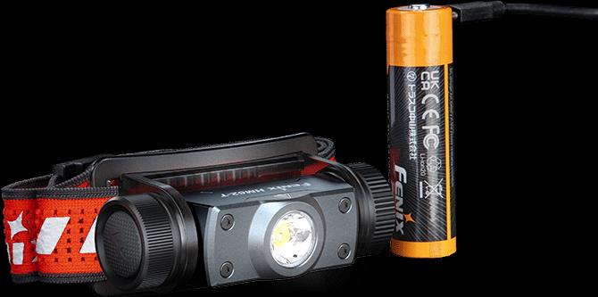 Actual product image Fenix HM62-T, LED headlamp, 1200 lumens, black (1200 lm)