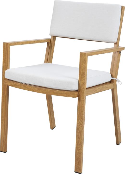 Produktbild Axi Jada Gartenset mit 6 Stühlen Holzoptik und Beige