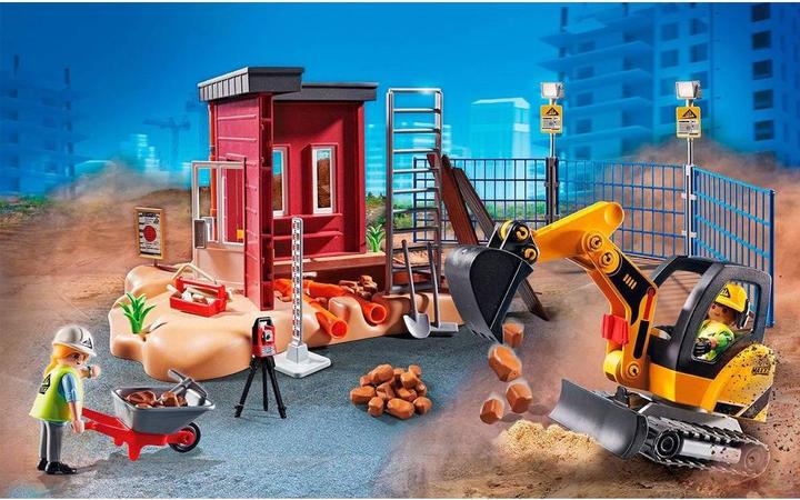 Immagine prodotto Playmobil Mini escavatore con componente (70443, Playmobil Città d'azione)