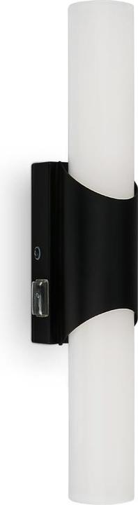 Briloner Lampada da bagno a LED, nera, LED/6,5W (700 lm)