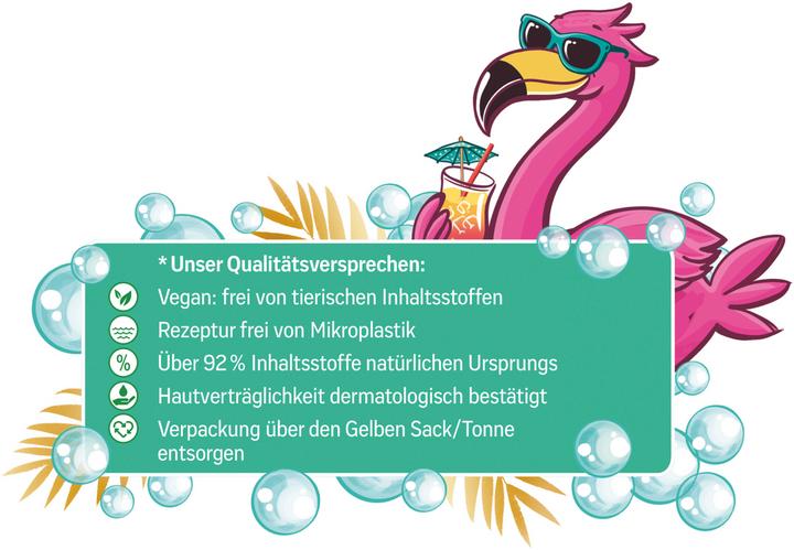 Produktbild Tetesept Glücklicher Flamingo (40 ml, Schaumbad)