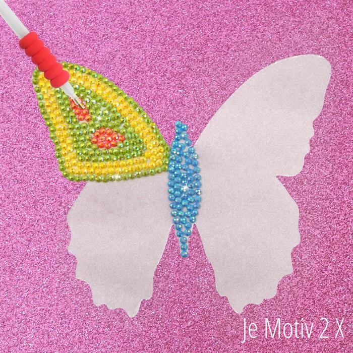 Produktbild Diamond Dotz Freestyle Klebefolie Schmetterling gross