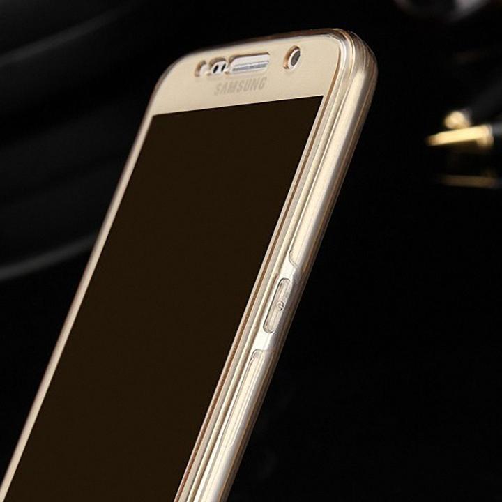 Produktbild König Design LG G4 Stylus Full Body 360 Silikon Schutzhülle Handyhülle Case Hülle Bumper Gold (LG G4 Stylus)