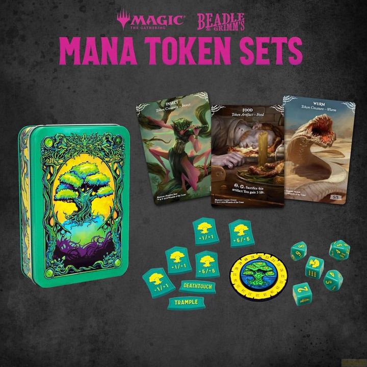 Beadle & Grimm´s Magic the Gathering Dice and Token Pack Green Mana