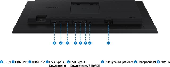 Actual product image Samsung 27"FHD+1920x1200 100Hz IPS HDMI (1920 x 1080 pixels, 27")