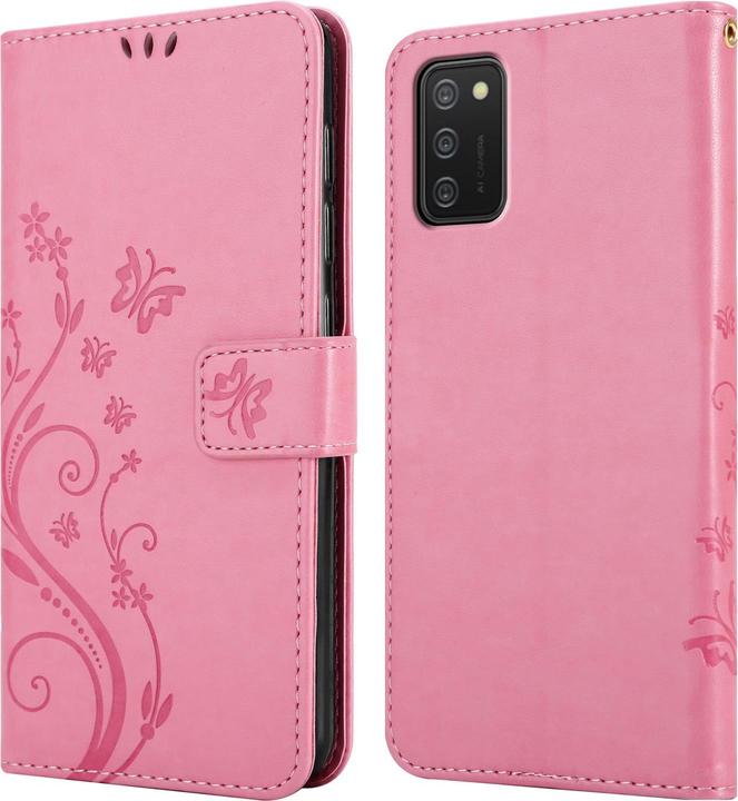 Actual product image Cadorabo Flower Book Cover (Samsung Galaxy A02s)