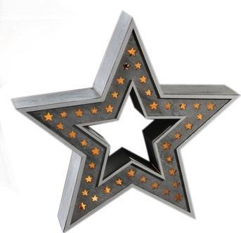Image du produit GuGus Décoration lumineuse étoile 37 cm en bois