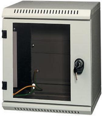 Produktbild Triton 10" Wandschrank, 9HE, 1 teilig, grau (9 HE, 10 Zoll Rack)