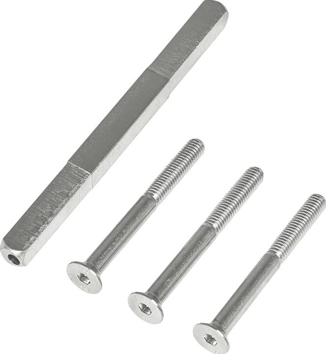 Produktbild Marchesi Drückerstiftt für TS 66-75 | mit Schrauben Vierkant 8 / 8,5 | Stahl verzinkt (Türgarnitur)