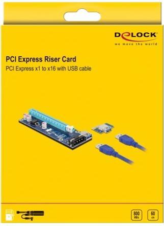 Actual product image Delock 41430 Interface Card/Adapter Built-in PCIe, USB 3.2 Gen 1 (3.1 Gen 1)
