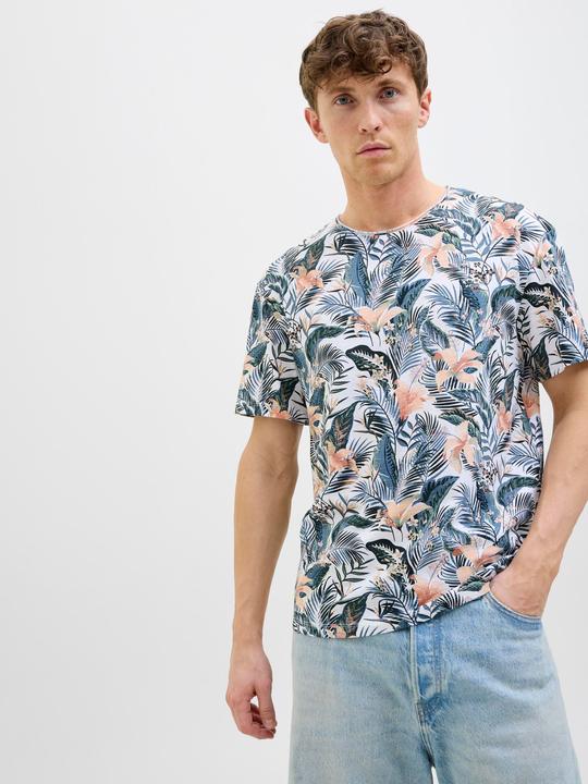 Actual product image Jack & Jones Jjebryan Aop Tee S/S O-Neck Sn (L)