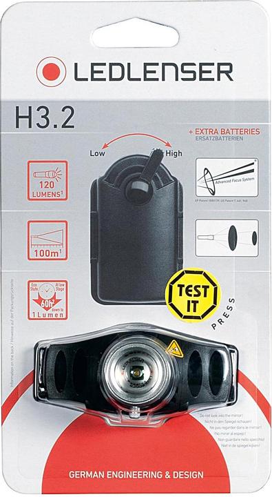 Image du produit Ledlenser H3.2 (120 lm)