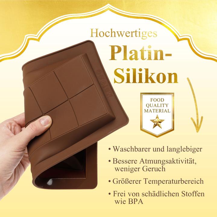 Produktbild Stoneline Dubai Schokolade Form 25x13x2,2 cm Set 2-teilig (22 cm)