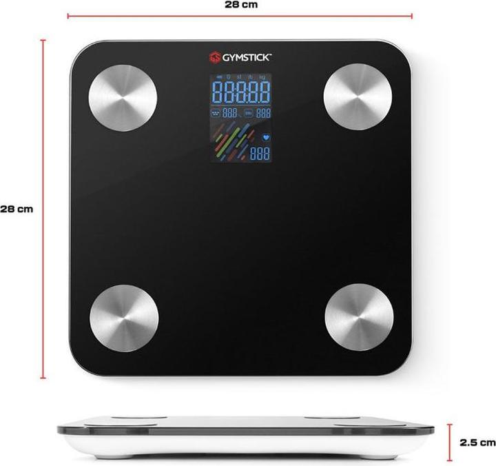 Produktbild Gymstick Intelligente Körperwaage (180 kg)
