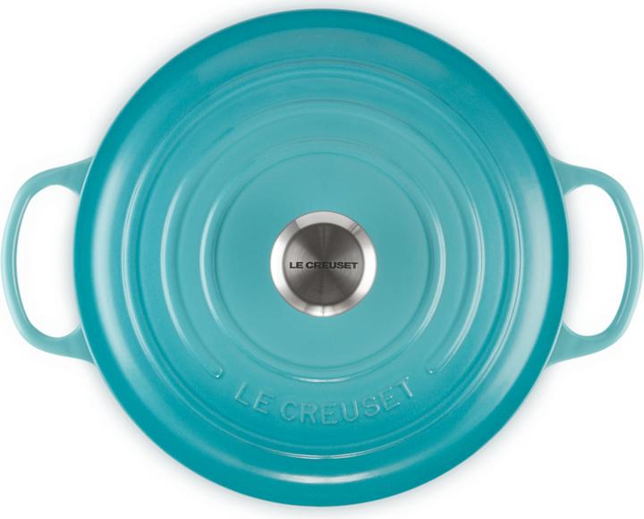 Immagine prodotto Le Creuset Tostapane Signature rotondo caraibico 26 cm (26 cm, Pirofila + casseruola, Ghisa)