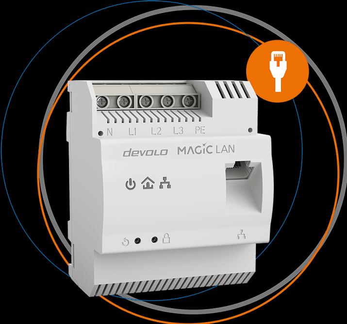 Produktbild Devolo Magic 2 LAN DINrail (2400 Mbit/s)