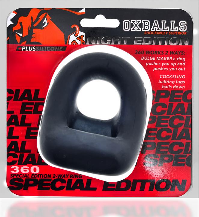 Image du produit Oxballs Cockring 360 Double Usage Édition Spéciale Nuit