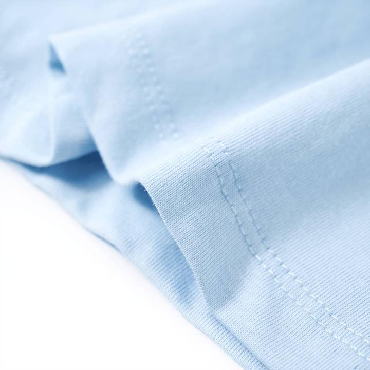 Produktbild VidaXL Kinder-T-Shirt Hellblau 140,Material: 100 % Baumwolle,Farbe (140)