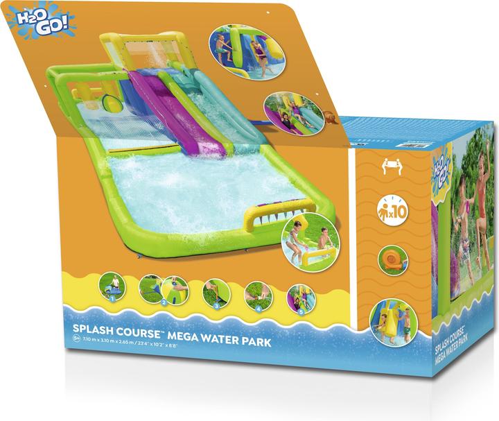 Actual product image Bestway WATER PARK MEGA Inflatable Water Amusement Park
