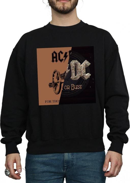 Produktbild AC/DC Rock or Bust For Those About Splice Sweatshirt aus Baumwolle (XXL)
