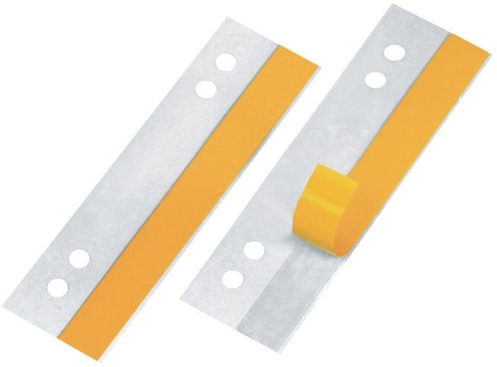 Image du produit Veloflex Bande d'agrafes Heftfix®, autocollante transparente, longueur : 105 mm, espacement des trous : 60
