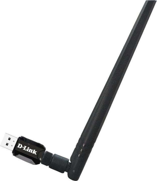 Image du produit D-Link DWA-137, Avec fil, USB, WLAN, Wi-Fi 4 (802.11n), Noir (USB)