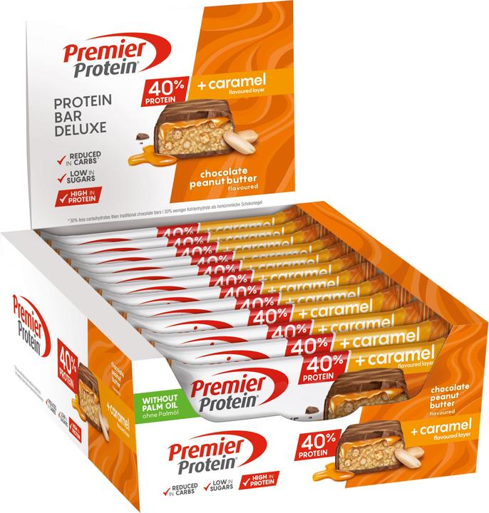 Image du produit Premier Protein Protein Bar Deluxe (Beurre d'arachide, 12 pcs, 600 g)