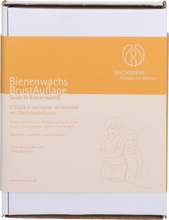 Wachswerk Bienenwachs-Brustauflage Set, 1 St FOL (1 x)
