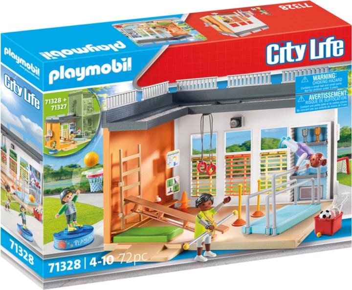 Produktbild Playmobil Anbau Turnhalle (71328, Playmobil City Life)
