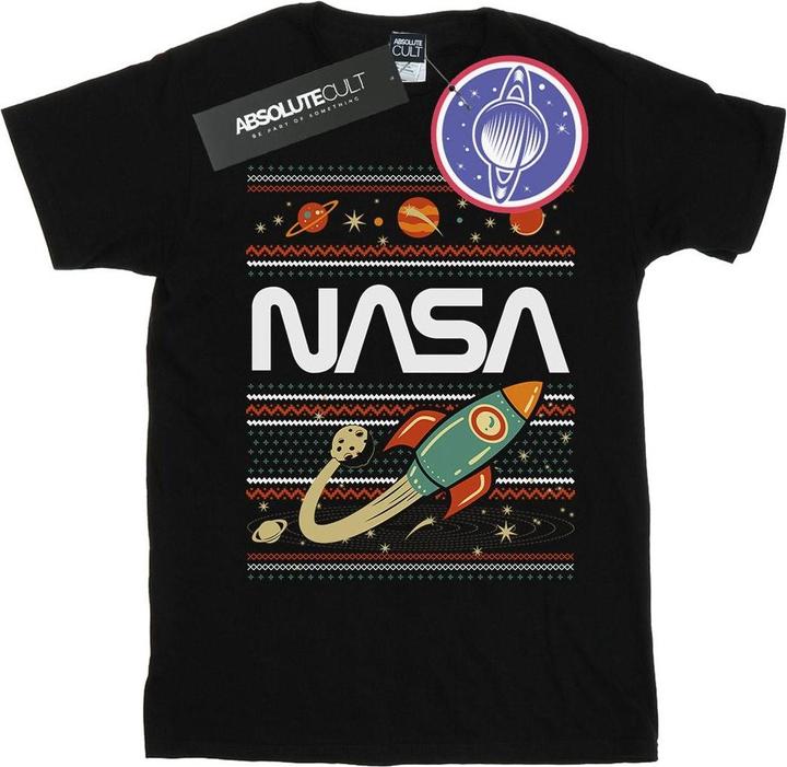 Actual product image Nasa Mens Fair Isle T-Shirt (XXL)