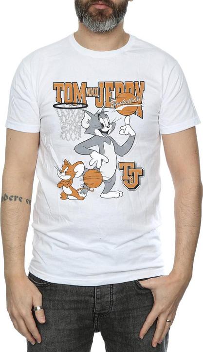 Immagine prodotto Tom & Jerry Maglietta da basket in cotone Spinning (S)
