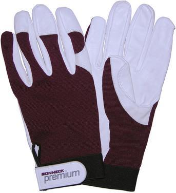 Sonneck Premium leather gardening gloves M (M)