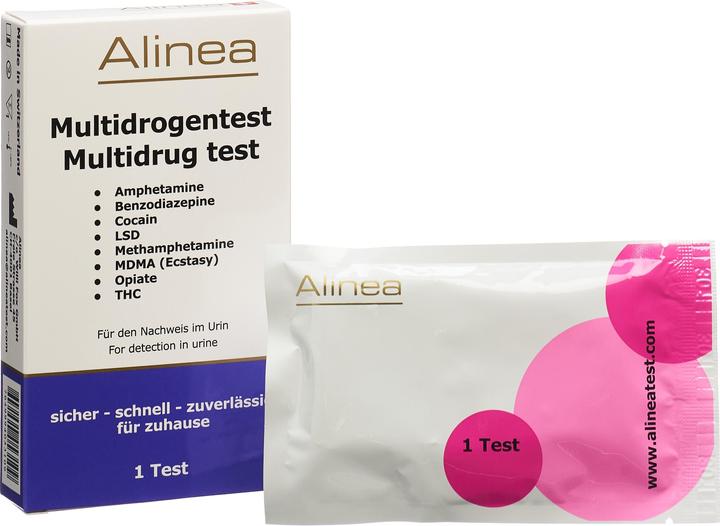 Image du produit Alinea Autotest multi-drogues 8 urine (1 x)