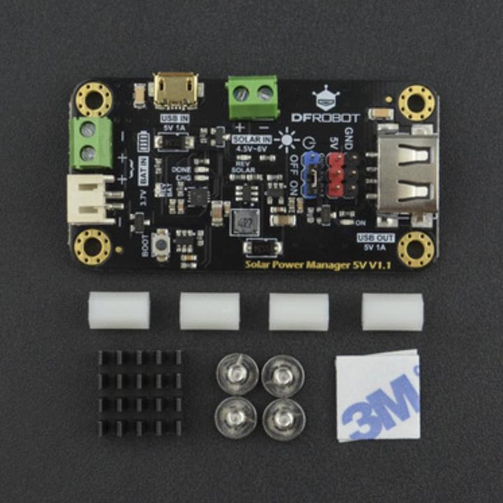 Image du produit DFRobot Gestionnaire d'énergie solaire 5V 1A