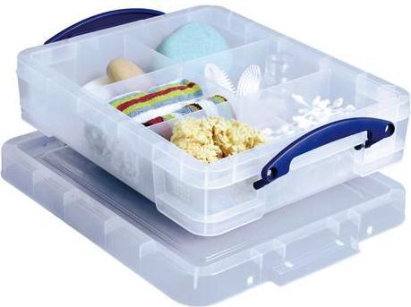 Actual product image Really Useful Box 11.0 litre clear (35.6 x 45.6 x 12 cm, 11 l)