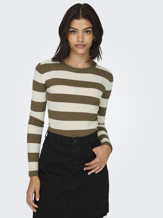 Actual product image JdY Ribbed round neck jumper knitted jumper (XXL)