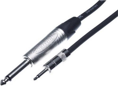 Actual product image Contrik Plug to 2-pin Mini Plug (3 m, 3.5mm jack (AUX), 6.3mm jack)