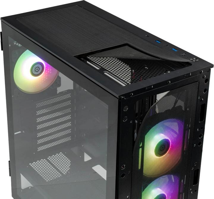 Produktbild Enermax MarbleShell MS31 ARGB (schwarz, Tempered Glass) (Mini-ITX, mATX, ATX)
