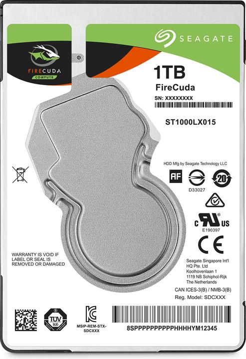 Actual product image Seagate FireCuda (1 TB, 2.5")
