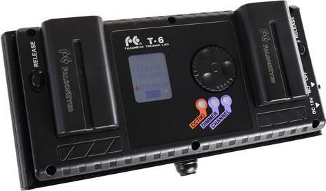 Actual product image Falcon Eyes Bi-colour LED lamp set T6 incl. rechargeable battery (Studio light)